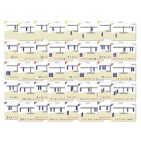 Набір з 40 карток із завданнями для математичних ваг Miniland Numerical Scale
