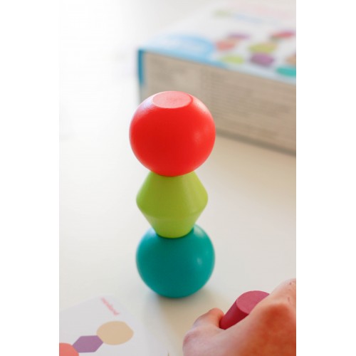 Деревянная игра-балансир Miniland Towering Beads