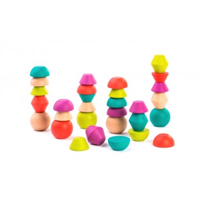 Дерев'яна гра-балансир Miniland Towering Beads