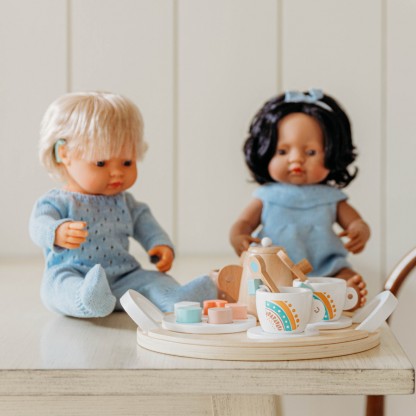 Дерев'яний ігровий набір Miniland Чайний Сервіз