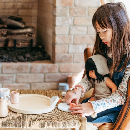 Дерев'яний ігровий набір Miniland Чайний Сервіз