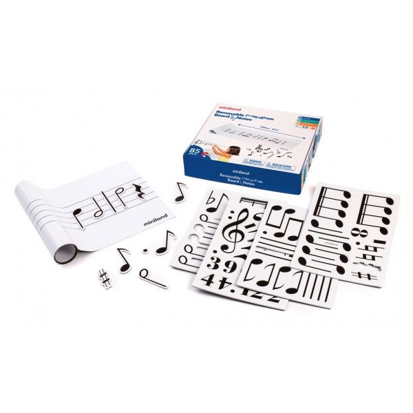 Магнітний нотний стан Miniland Pentagram Board