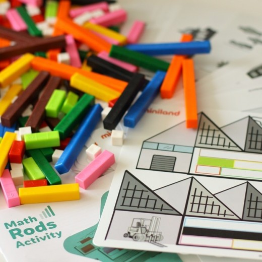 Счетные палочки Кюизенера 250 шт. Miniland Educational