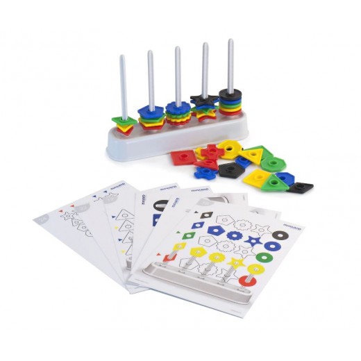Обучающий набор Abacolor Shapes (100 элементов) в чемоданчике