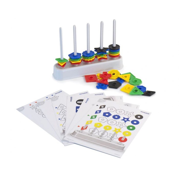 Навчальний набір Abacolor Shapes (100 елементів) в валізці