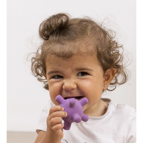 Набор сенсорных мячиков из натурального каучука Sensory Balls, 6 штук