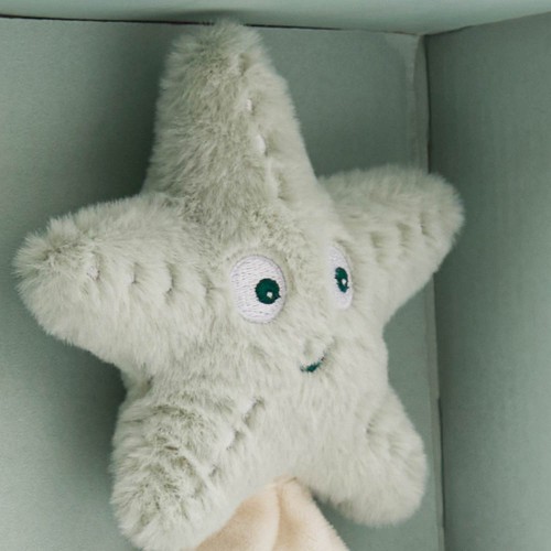 Перший подарунок малюку Miniland «Океан» - комфортер та брязкальце