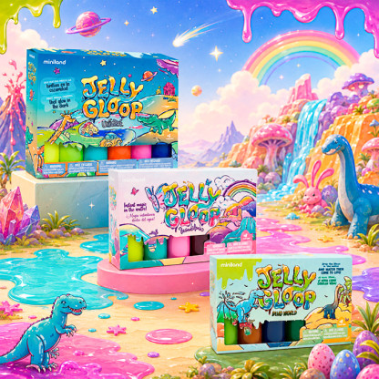Творчий набір для створення гелевих фігурок Miniland Jelly Gloop Universe