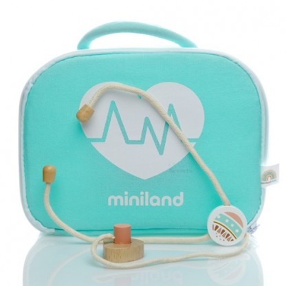 Дерев'яний ігровий набір Miniland Educational Юний Лікар