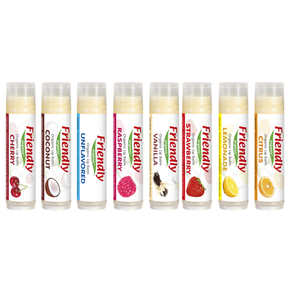 Бальзам для губ органический Friendly Organic, ваниль