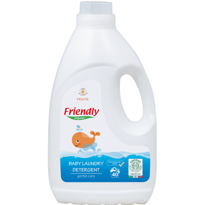 Засіб для прання дитячої білизни Friendly Organic, фрукти 2 л