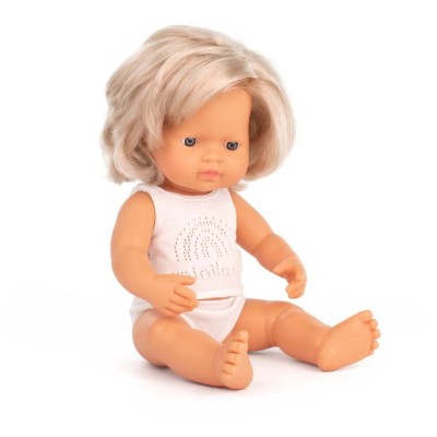 Лялька Miniland дівчинка європейка 38 см