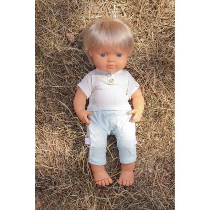 Комплект штанишки и маечка для кукол Miniland 38 см