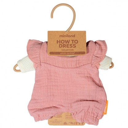 Комплект одежды для кукол 21 см: песочник и футболка