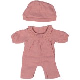 Комплект пижама-человечек с шапочкой для куклы Miniland 38 см Комплект пижама-человечек с шапочкой для куклы Miniland 38 см