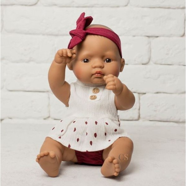Комплект сарафан з трусиками для пупса Miniland 32 см