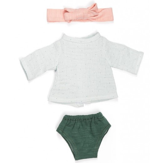Комплект туніка, трусики та пов'язка для пупсів Miniland 32 см