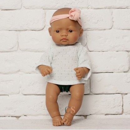 Комплект туника, трусики и повязка для пупсов Miniland 32 см