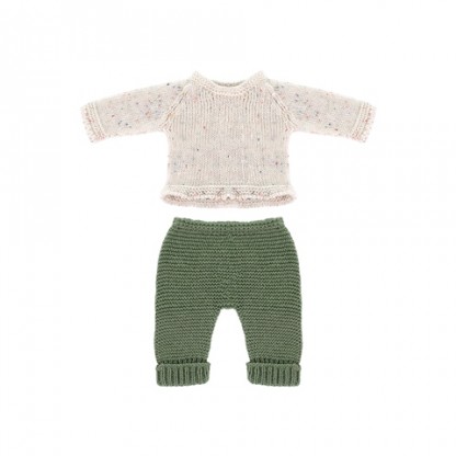 Комплект кофточка со штанишками для пупсов Miniland 32 см