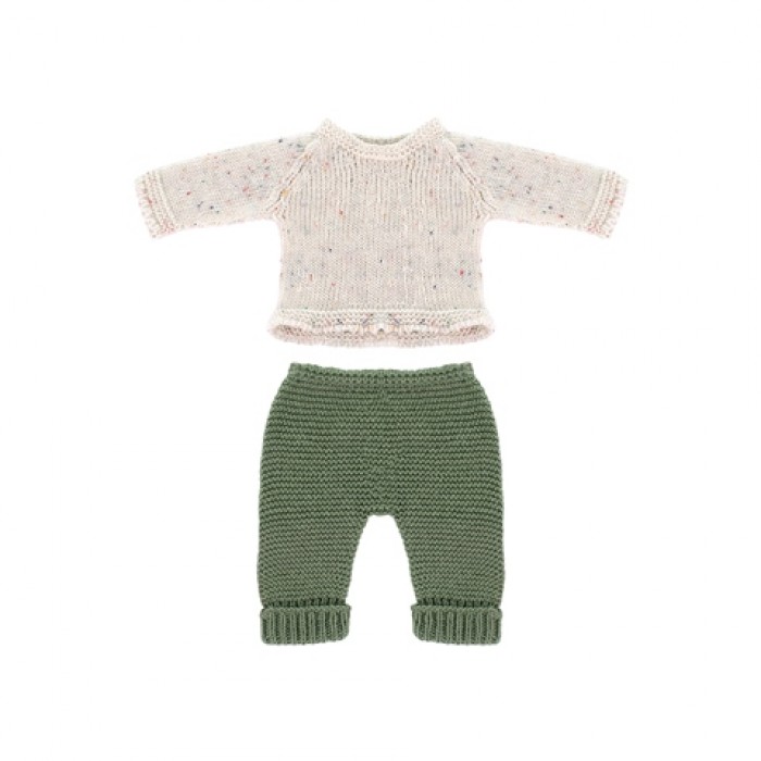 Комплект кофточка зі штанцями для пупсів Miniland 32 см