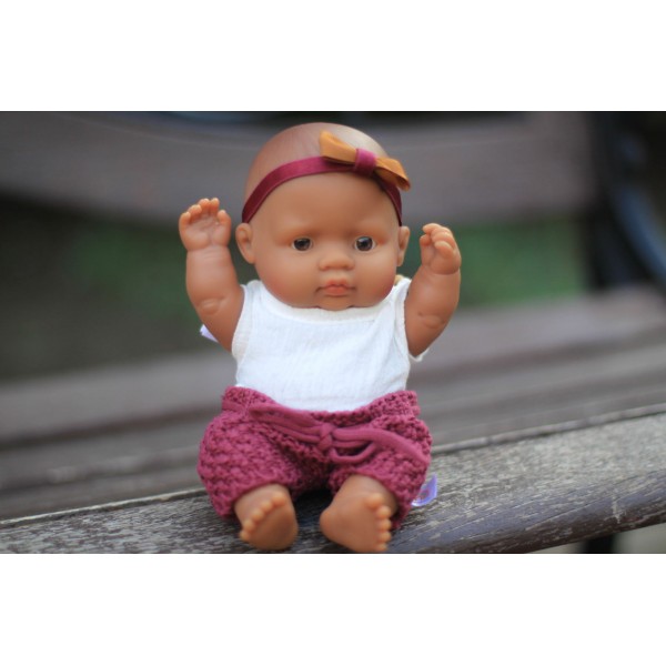 Комплект блуза с шортами для кукол Miniland 21 см