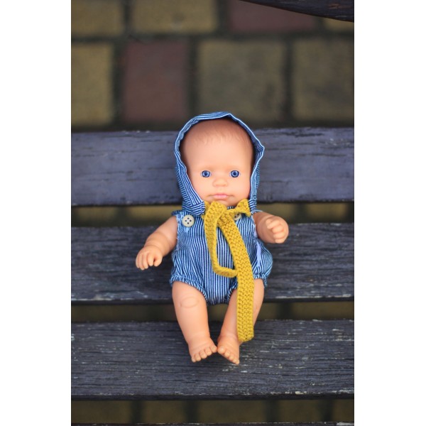 Комплект шортики и шапочка для кукол Miniland 21 см