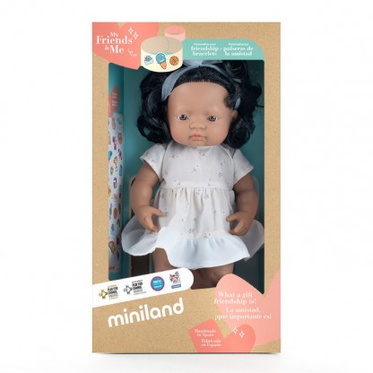 Кукла Miniland 38 см девочка испанка в одежде