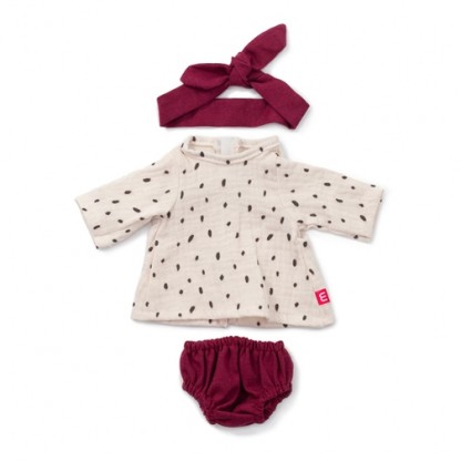 Комплект одягу для ляльок 38 см: туніка з пов’язкою