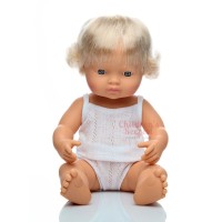 Лялька Miniland дівчинка європейка 38 см