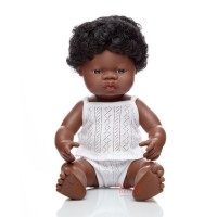 Лялька Miniland хлопчик африканець 38 см