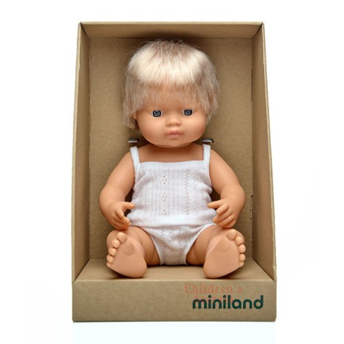 Лялька Miniland хлопчик європеєць 38 див.