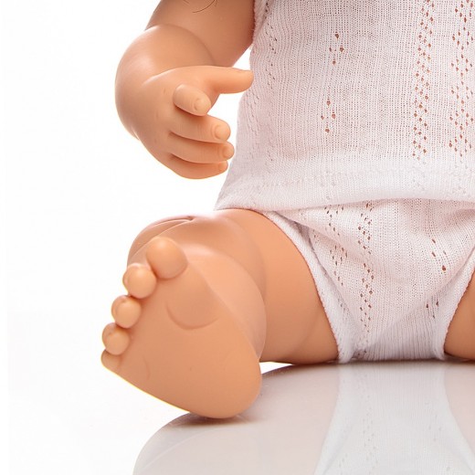 Лялька Miniland з синдромом Дауна дівчинка-шатенка 38 см