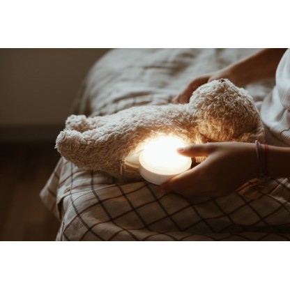 Музыкальный медвежонок Moonie с ночником Sand