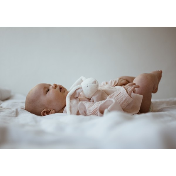 Moonie іграшка-комфортер з льону колір Silver