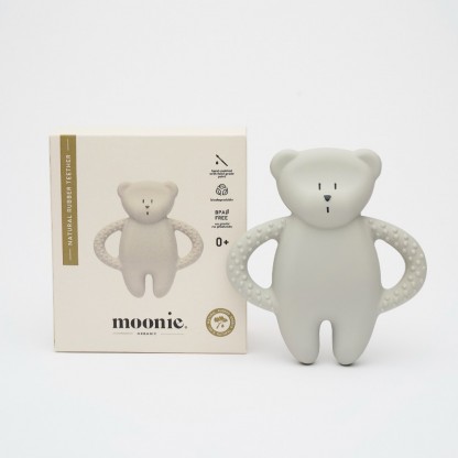 Прорізувач MOONIE з натурального каучуку Gray