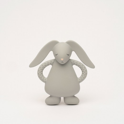 Прорізувач для зубів з натурального каучуку Moonie Silver