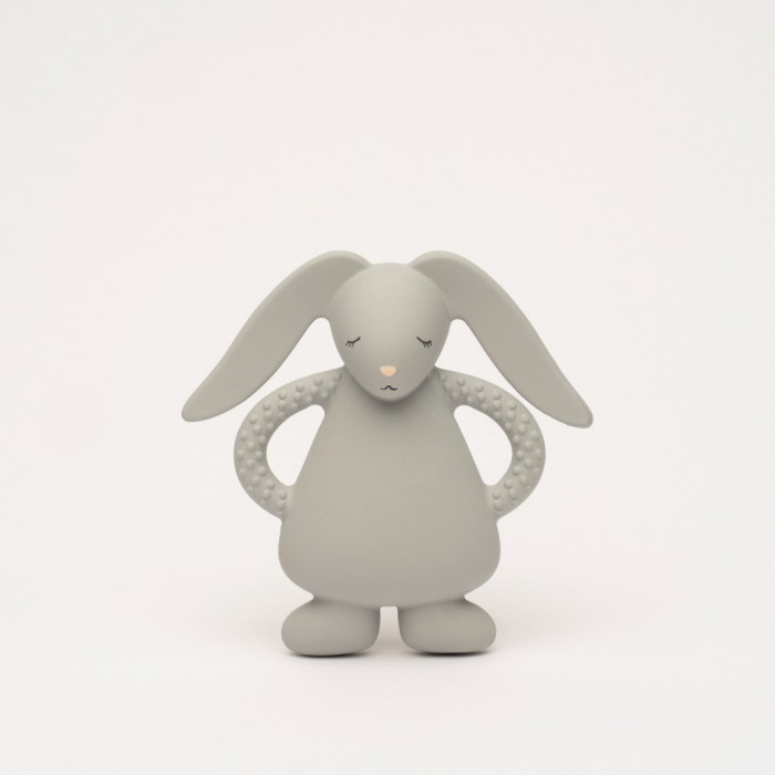 Прорізувач для зубів з натурального каучуку Moonie Silver