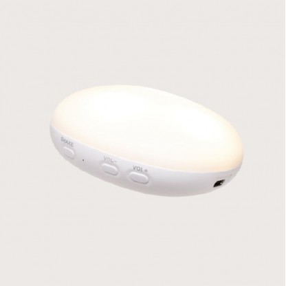 Музыкальный медвежонок Moonie с ночником Cream