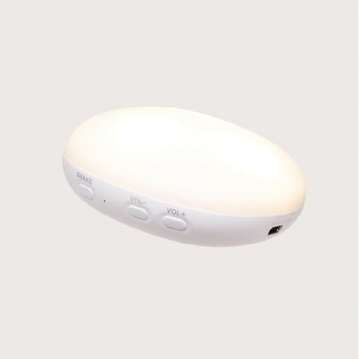 Музыкальный медвежонок Moonie с ночником Cream