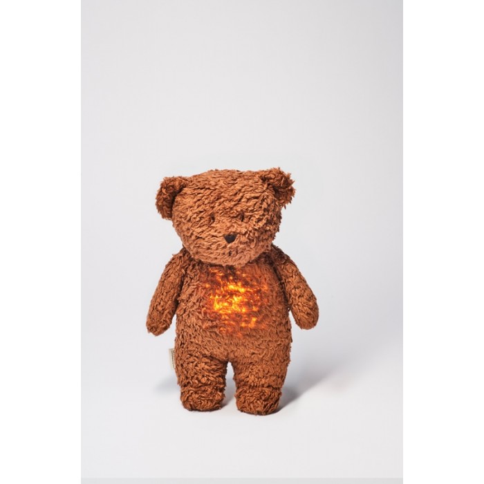 Співаючий ведмедик Moonie з нічничком Caramel