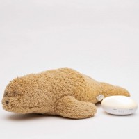 Музичний органічний тюлень Moonie Organic Humming Seal Cappuccino