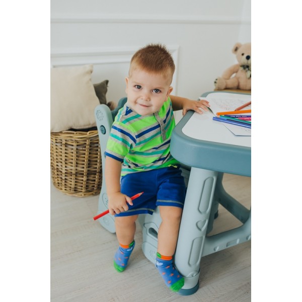 Комплект столик и два стульчика Poppet Монохром