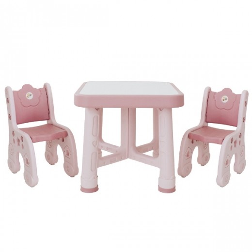 Комплект столик і два стільчики Poppet Пудра