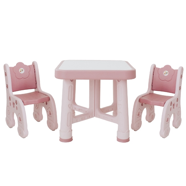 Комплект столик и два стульчика Poppet Пудра