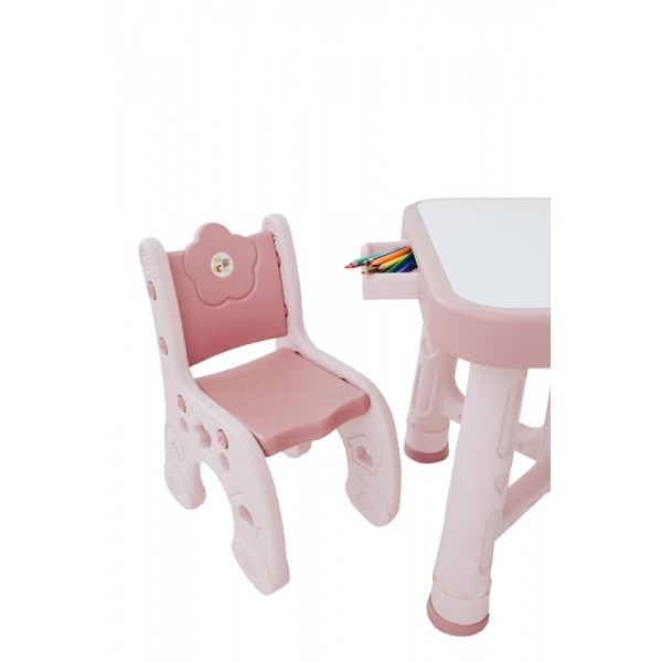 Комплект столик и два стульчика Poppet Пудра