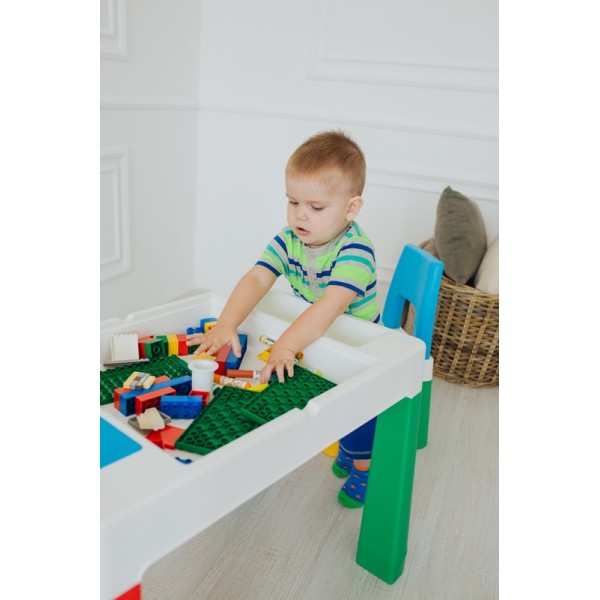 Комплект столик и стульчик Poppet Колор Блу 5 в 1