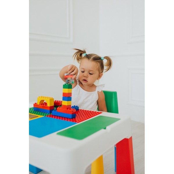 Набор многофункциональный столик и стульчик Poppet "Колор Грин 5 в 1"