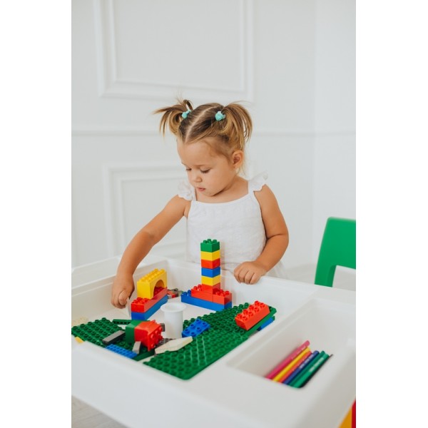 Набор многофункциональный столик и стульчик Poppet "Колор Грин 5 в 1"