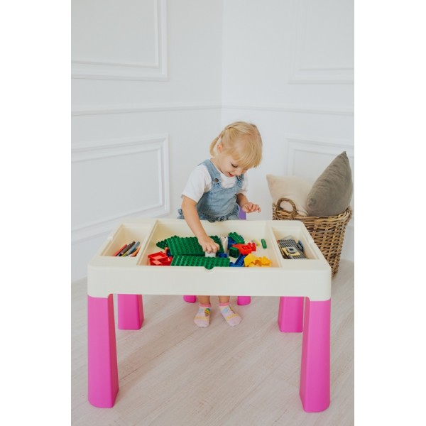Детский многофункциональный столик и стульчик Poppet "Colour Pink 5 в 1"