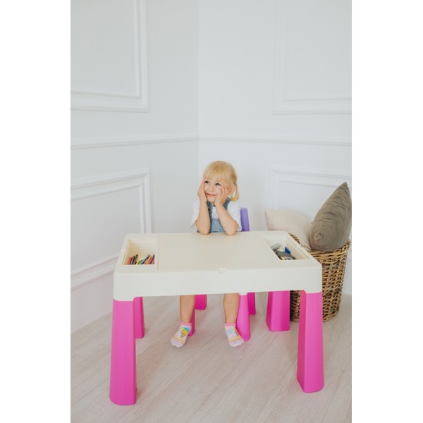 Детский многофункциональный столик и стульчик Poppet "Colour Pink 5 в 1"